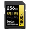 Lexar GOLD Series Professional 1800x UHS-II SDXC Memory Card Single