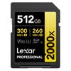 Lexar GOLD Series Professional 2000x UHS-II SDXC Memory Card