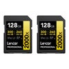 Lexar GOLD Series Professional 2000x UHS-II SDXC Memory 2-Pack Card