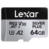 Lexar Professional SILVER PLUS UHS-I V30 microSDXC Card with SD Adapter Card Only
