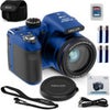 Minolta MN40Z ProShot 20 MP / 1080P FHD Bridge Camera with 40x Optical Zoom Blue