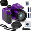 Minolta MN40Z ProShot 20 MP / 1080P FHD Bridge Camera with 40x Optical Zoom Purple