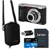 Minolta MNB5Z 56MP 5K Ultra HD 2.8" LCD Screen Digital Camera, White, Bundle with Camera Case, 64GB Memory Card, Multi Card Reader Black