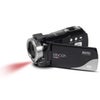 Minolta MN220NV Full HD 24MP 3" Touchscreen Night Vision Wi-Fi Camcorder, Red Black