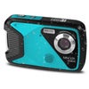 Minolta MN30WP 21MP Full HD 2.8" Touch LCD Screen Waterproof Digital Camera, Blue Teal