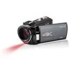 Minolta MN4K25NV 4K Ultra HD 30MP 3" Touchscreen Camcorder with Night Vision, Black Black