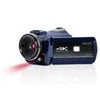 Minolta MN4K40NV 4K Ultra HD 30MP 3" Touchscreen Night Vision Camcorder with LED Light, Blue Blue