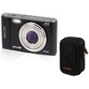 Minolta MND20 44 MP 2.7K Ultra HD Digital Camera (Blue) With Slinger Camera case Black