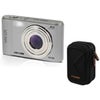 Minolta MND20 44 MP 2.7K Ultra HD Digital Camera (Blue) With Slinger Camera case Silver