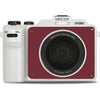 Minolta MND65 56MP 4K Ultra HD Wi-Fi Selfie Shot Digital Camera White with Red Faceplate