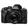 Olympus OM-D E-M10 Mark IV Camera with M.Zuiko Digital ED 14-42mm F3.5-5.6 EZ Lens, Silver Black