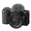 Sony ZV-E10 Mirrorless Camera with E PZ 16-50mm f/3.5-5.6 OSS II Lens, Black Black