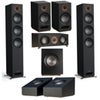 Jamo S 809 7.1 Home Theater Pack, with 2x S 809 5" Floorstanding Speaker, 2x S 803 Bookshelf Speaker, S 81 Center Speaker, S 810 10" Subwoofer and 2x S 8 ATM 4" Surround Speaker, Walnut Black