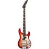 Jackson X Concert Bass CBXNT DX V 5-String Bass Guitar, Gloss Black Fireburst