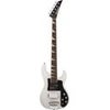 Jackson X Concert Bass CBXNT DX V 5-String Bass Guitar, Gloss Black Snow White