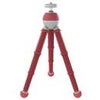 JOBY PodZilla Flexible Medium Tripod Kit with GripTight 360 Degree Phone Mount, Teal Red