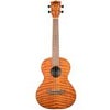 Kala Satin Blue Exotic Mahogany Concert Ukulele Mahogany (Flame)