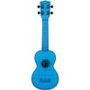 Kala Waterman Seaglass Collection Transparent Soprano Ukulele Cobalt Blue