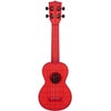 Kala Waterman Seaglass Collection Transparent Soprano Ukulele Maritime Red