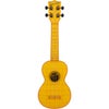 Kala Waterman Seaglass Collection Transparent Soprano Ukulele Amber Yellow