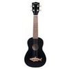 Kala Matte Red Sea Makala Shark Soprano Ukulele with Tote Bag Black