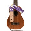 Kala California Handmade Ukulele Straps Purple Plumeria