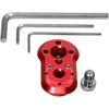 Kondor Blue Mini Lock Quick Release Plate for Professional Camera Workflows Cardinal Red