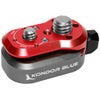 Kondor Blue Mini Lock Quick Release Plate for Professional Camera Workflows Cardinal Red