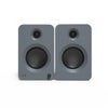 Kanto REN 200W 2-Way Powered Bookshelf Speaker, Pair Matte Gray