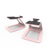 Kanto SE2 Elevated Desktop Small Speaker Stand, Pair Matte Pink