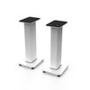 Kanto SX Series Fillable Speaker Floor Stand, Pair Matte White