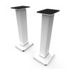 Kanto SX Series Fillable Speaker Floor Stand, Pair Matte White