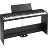 Korg B2SP 88-Key Digital Home Piano with Stand and Three-Pedal System, White Black