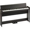 Korg C1 Air Bluetooth 88 Key Digital Piano with Real Weighted Hammer Action 3 Keyboard, Black Brown