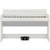 Korg C1 Air Bluetooth 88 Key Digital Piano with Real Weighted Hammer Action 3 Keyboard, Black White