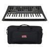 Korg minilogue xd 37-Keys Polyphonic Analog Synthesizer, White Keys, Bundle with Custom Case White