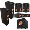 Klipsch Reference Premiere 5.1 Home Theater Pack with 2x RP-8060FA II Floorstanding Speaker, RP-1400SW Subwoofer, RP-504C II Center Channel Speaker and RP-502S II Surround Sound Speaker, Ebony Black
