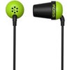 Koss Plug Earbud Noise Isolating Headphones with Memory Foam Cushions, Red Black/Green