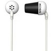 Koss Plug Earbud Noise Isolating Headphones with Memory Foam Cushions, Red Black/White
