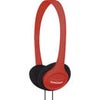 Koss KPH7 On-Ear Headphones, Red Red