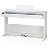 Kawai KDP75 88-Key Digital Piano with Bench, Embossed Black White