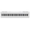 Kawai ES120 88-Key Portable Digital Piano, Stylish Black with Headphones, Stand, Pedal White