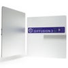 LightBridge Cine Reflector 50x50cm Diffusion 1, Punch Black, Single Member Ambient Violet