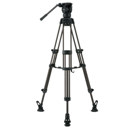 Libec LX7M 3-Section Aluminum Tripod with Pan/Tilt Fluid Head & Mid Spreader