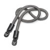 Leica 43.3" Leather Round Braided Camera Strap Black/White