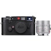 Leica M6 35mm Film Rangefinder Camera, Bundle with 50mm f/2 Summicron-M Lens for M System, Black Silver