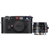 Leica M6 35mm Film Rangefinder Camera, Bundle with 35mm f/2.0 Summicron-M Aspherical Lens, Black Black