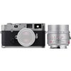 Leica MP 0.72 Compact 35mm Film Rangefinder Camera with 0.72x Viewfinder Magnification, Bundle with 50mm f/1.4 Summilux-M ASPH Lens, Silver Silver