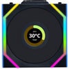 Lian-Li UNI FAN SL Wireless 1.6" LCD 120mm RGB Case Fan Black
