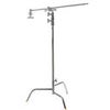 Lowel 40" C-Stand Sliding Leg Kit with 2.5" Grip Head and 40" Grip Arm, Black Chrome
